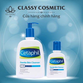 Sữa Rửa Mặt Dịu Nhẹ, Lành Tính, sạch sâu, không tạo bọt Cetaphil Gentle Skin Clearser 125ml