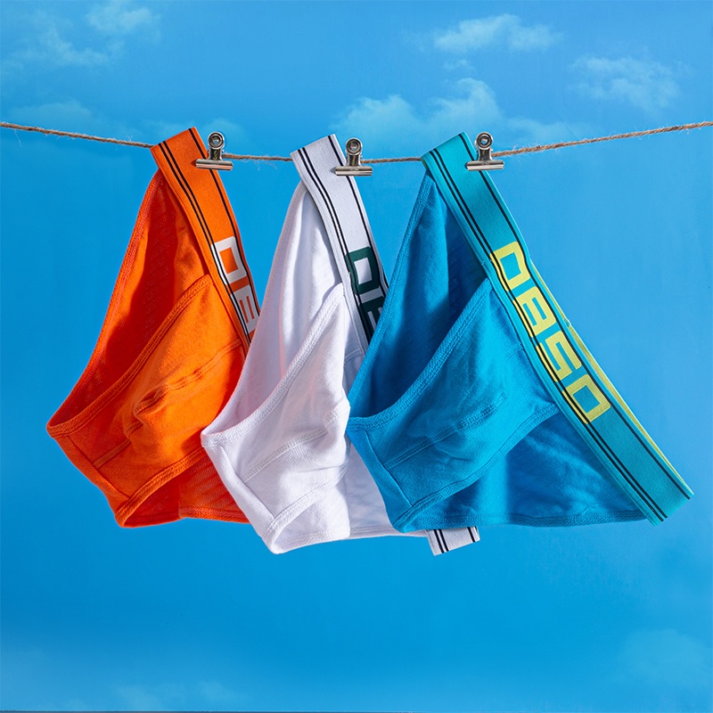 1 Quần Lót Cotton Lưng Thấp Gợi Cảm Cho Nam Bs3133