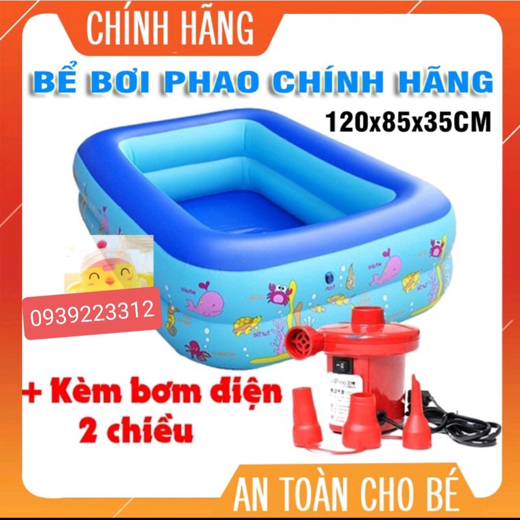 BỂ BƠI PHAO BƠI CỠ LỚN 1M2 CHO BÉ YÊU