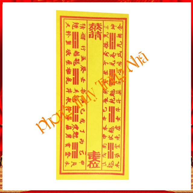 Tờ Di Hiệu Bát Hương Chuyên Dùng Bốc Bát Hương