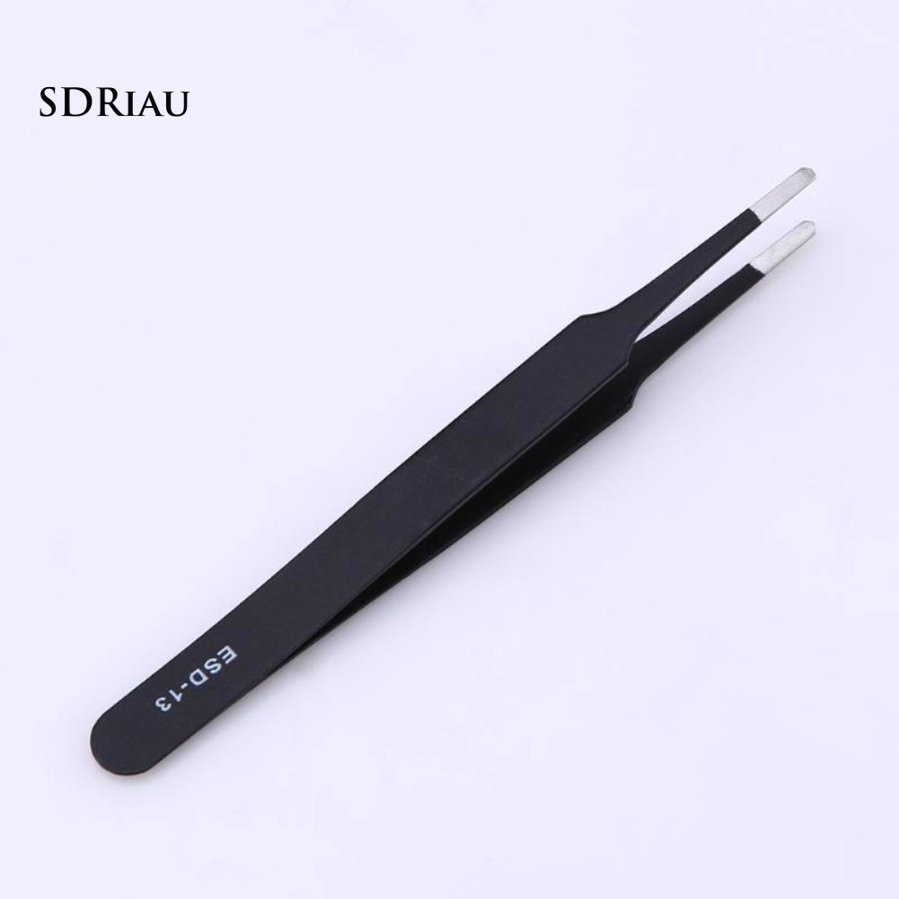 【Ready Stock】6Pcs Anti-Static Carbon Steel Maintenance Repair Safe Tweezers Durable Tool Set