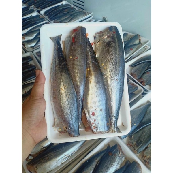 (SHIP HOẢ TỐC 1H) Cá thu nguyên con ướp 500gram
