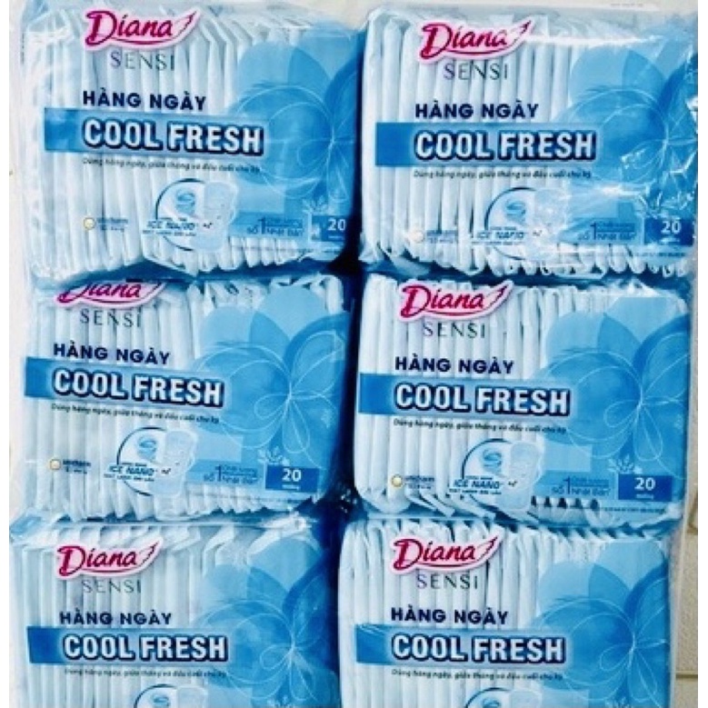 Băng vệ sinh hàng ngày Diana Sensi Cool Fresh 20 miếng