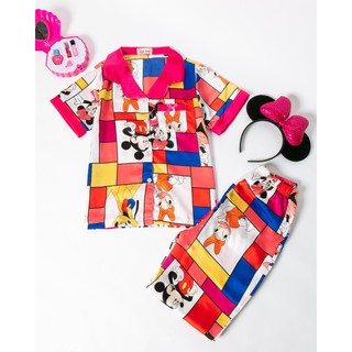 Đồ bộ pijama lụa cho  bé