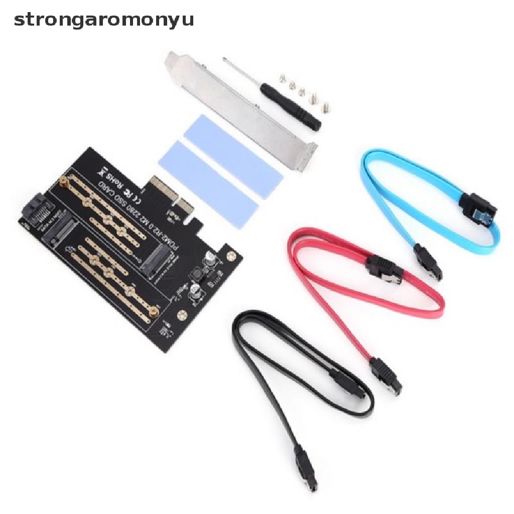 Bộ Chuyển Đổi Pcie Sang M2 / M.2 M.2 Ngff Sang Desktop Pcie X4 X8 X16 Nvme Sata Dual Ssd Pci