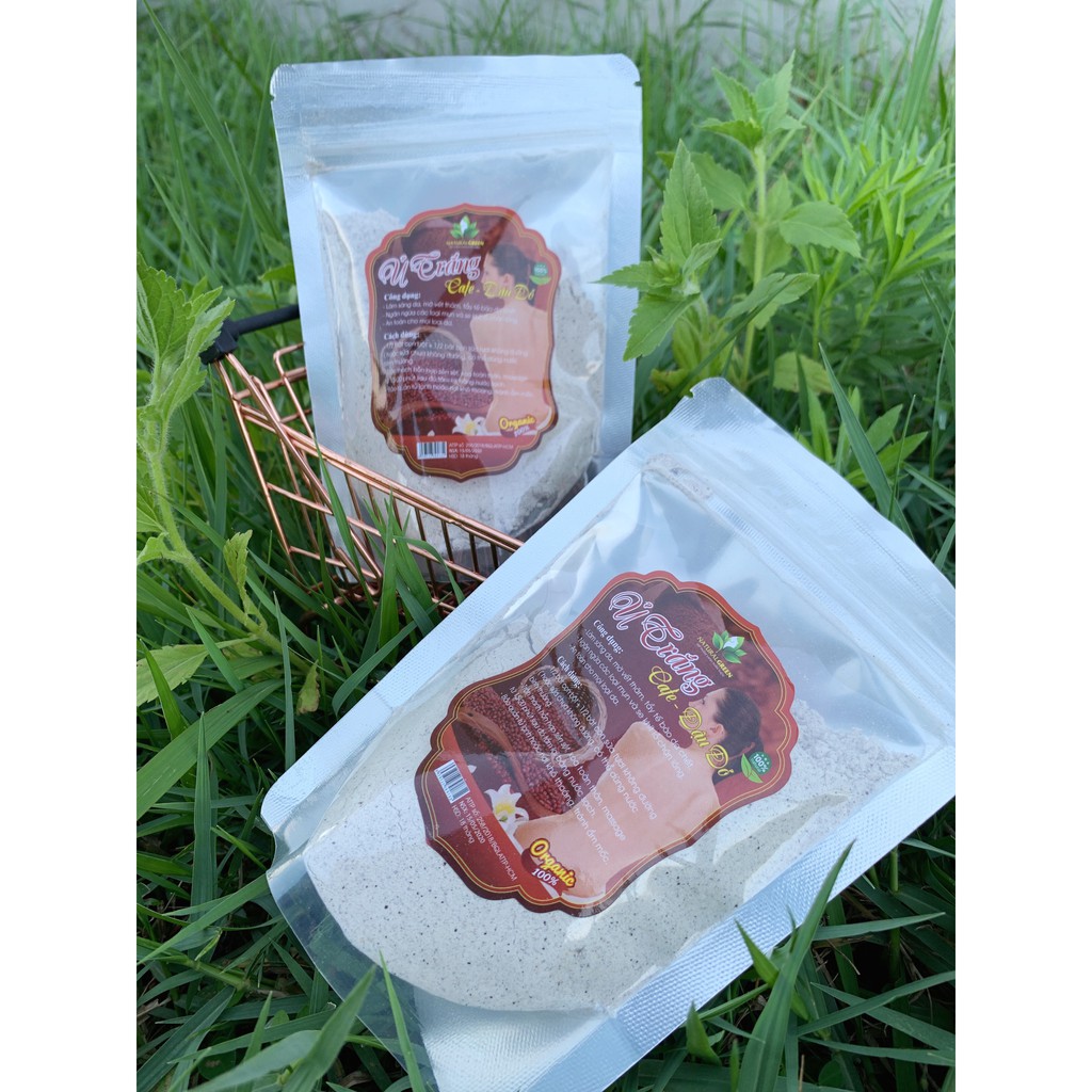 Ủ trắng cafe đậu đỏ 100gr dùng cho face body chính hãng | Thế Giới Skin Care