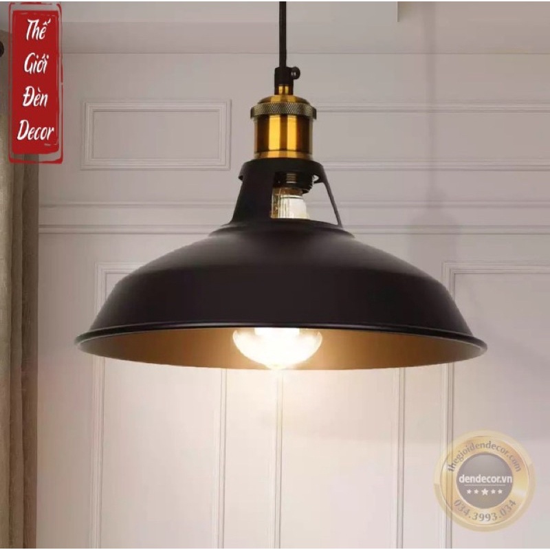 Đèn thả chao đèn hở cổ T032 , Đèn treo thả trần hiện đại trang trí bàn ăn quán caf