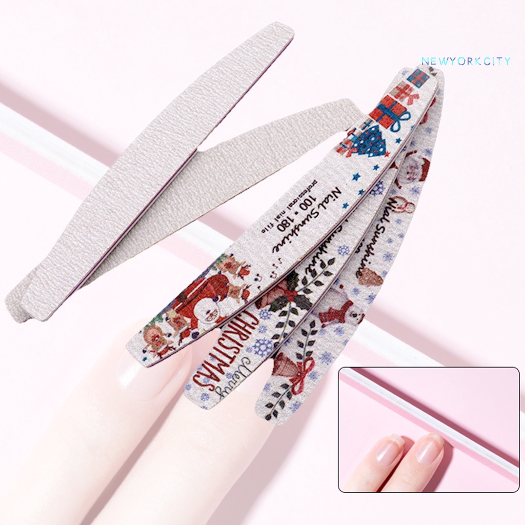 Dũa Móng Tay Hình Bán Nguyệt Nhiều Màu Chuyên Nghiệp