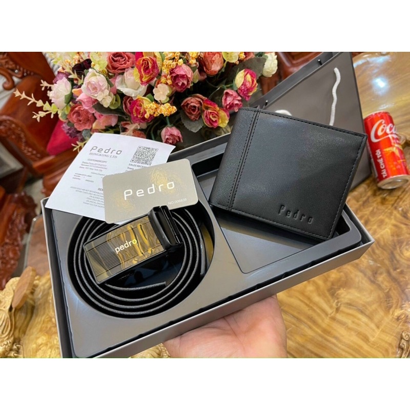 SET VÍ THẮT LƯNG NAM P FULLBOX KÈM TÚI GIẤY HÃNH