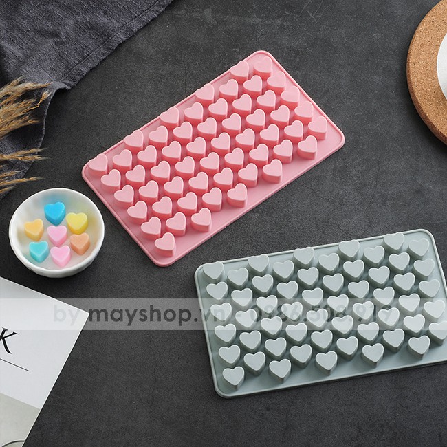 Khuôn silicone 55 Tim nhỏ
