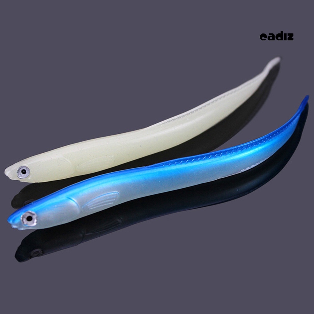 Set 5 Mồi Câu Cá Mềm Phát Quang Siêu Bền 14cm / 6.3g