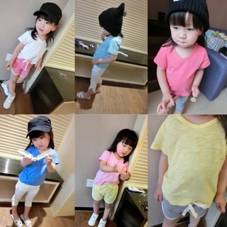 Áo thun coton xước cho bé
