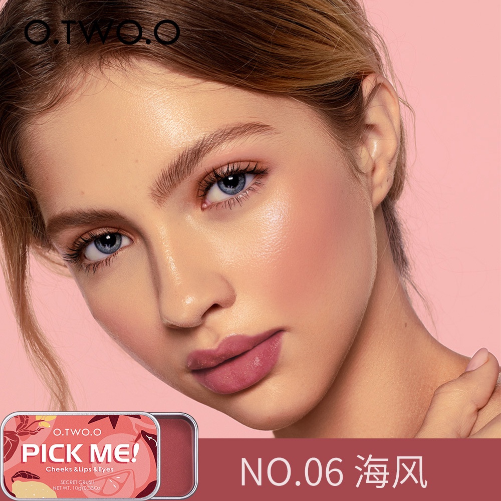 Son môi kiêm phấn má hồng 3 trong 1 O.TWO.O màu sắc tự nhiên cải thiện vùng da mắt 9139 | BigBuy360 - bigbuy360.vn