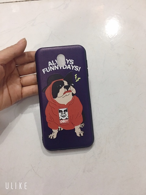 Ốp lưng J7 Pro,J7Pro in hình DOG mặc áo đỏ