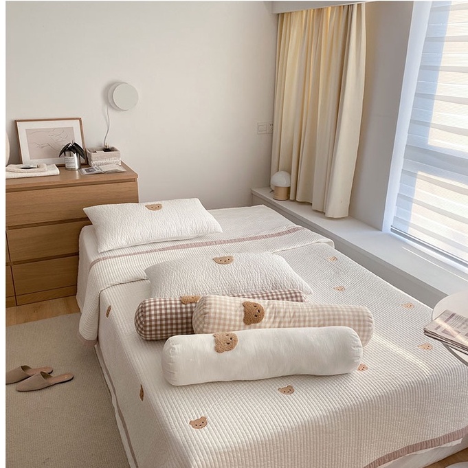 Drap Trải Giường Gấu Nâu Quilting Trần Bông Hàn Quốc Hàng Cao Cấp Baby Dreams | BigBuy360 - bigbuy360.vn