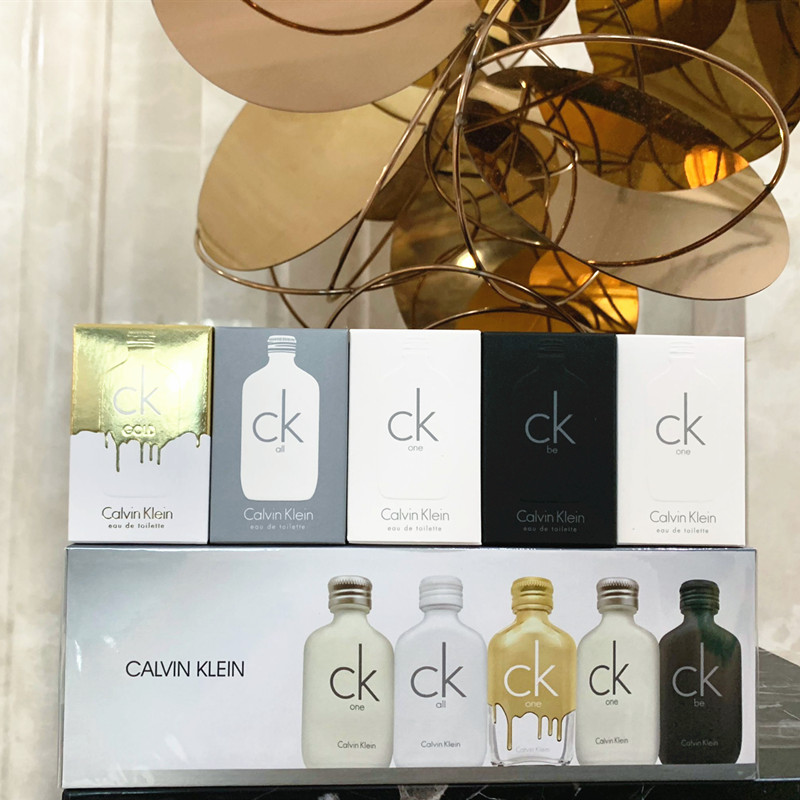 Set 5 chai nước hoa Calvin Klein CK Unisex phiên bản Q dung tích 10 ml chất lượng cao