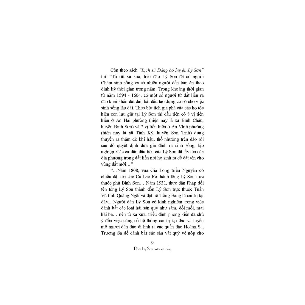 Sách - Đảo Lý Sơn Xưa Và Nay | BigBuy360 - bigbuy360.vn