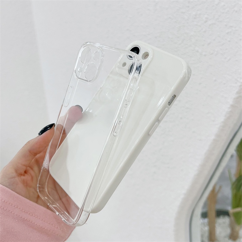 Ốp Điện Thoại Mềm Chống Rơi Cho iphone 15 pro max / 11 / 12 / 13 / 14 pro max xs xr xsmax i7 / 8plus