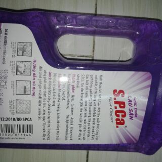 Nước lau sàn S.P.CA 1L ( Hương Bạc Hà &Quế và Lavender )