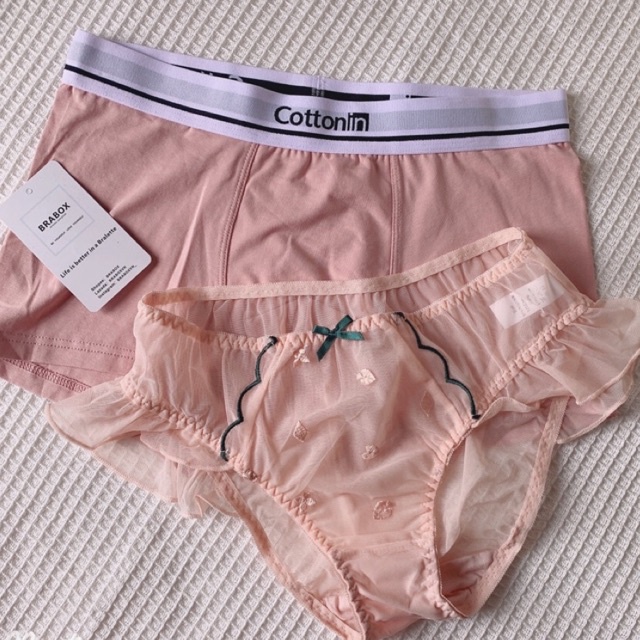 Quần lót ren nữ mỏng mịn bèo hông  dòng HIGHTECH BRABOX - QC63