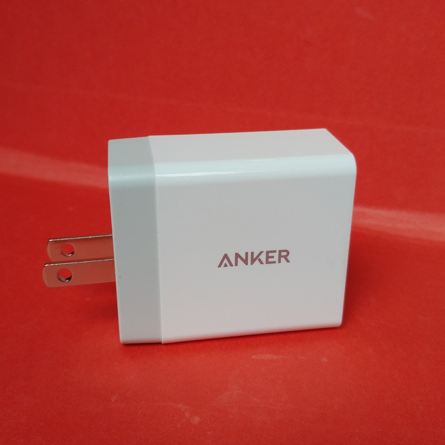 Sạc Anker PowerPort+ 1 Quick Charge 3.0, Anker 18W USB Wall Charger màu trắng tray (no box)