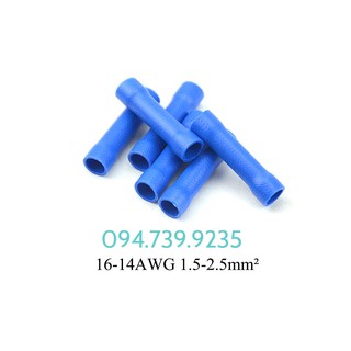 Cosse Nối 2.5 (100 cái/gói/màu) - Đầu Cốt 2.5 dùng cho dây 2.5mm