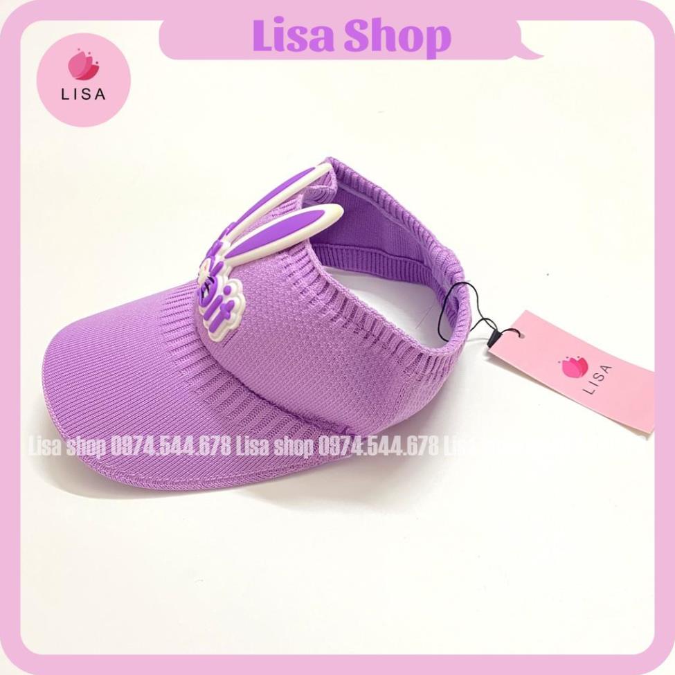 [HÀNG LOẠI 1] Mũ hình thỏ cho bé dễ thương, mũ trẻ em chất liệu len mềm co giãn vừa vòng đầu có lỗ thoáng khí Lisa, M48
