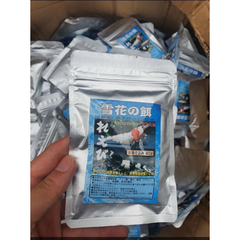 thức ăn cho tép cảnh cao cấp Benibachi Amino Version Promium, thức ăn téo cảnh