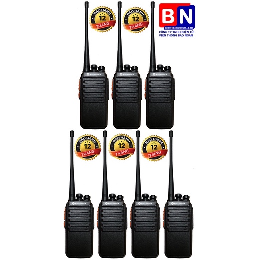 Bộ 7 Bộ đàm motorola GP650 - 2 Chế Độ Sạc, Giá Rẻ, Siêu Bền, Bảo Hành 12 Tháng