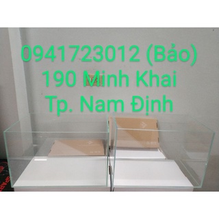 Bể cá kính siêu trong cao cấp jiy anjinggong 40 x 23/24 x 25/27cm