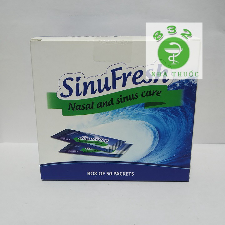 Muối rửa mũi xoang SinuFresh hộp 50 gói