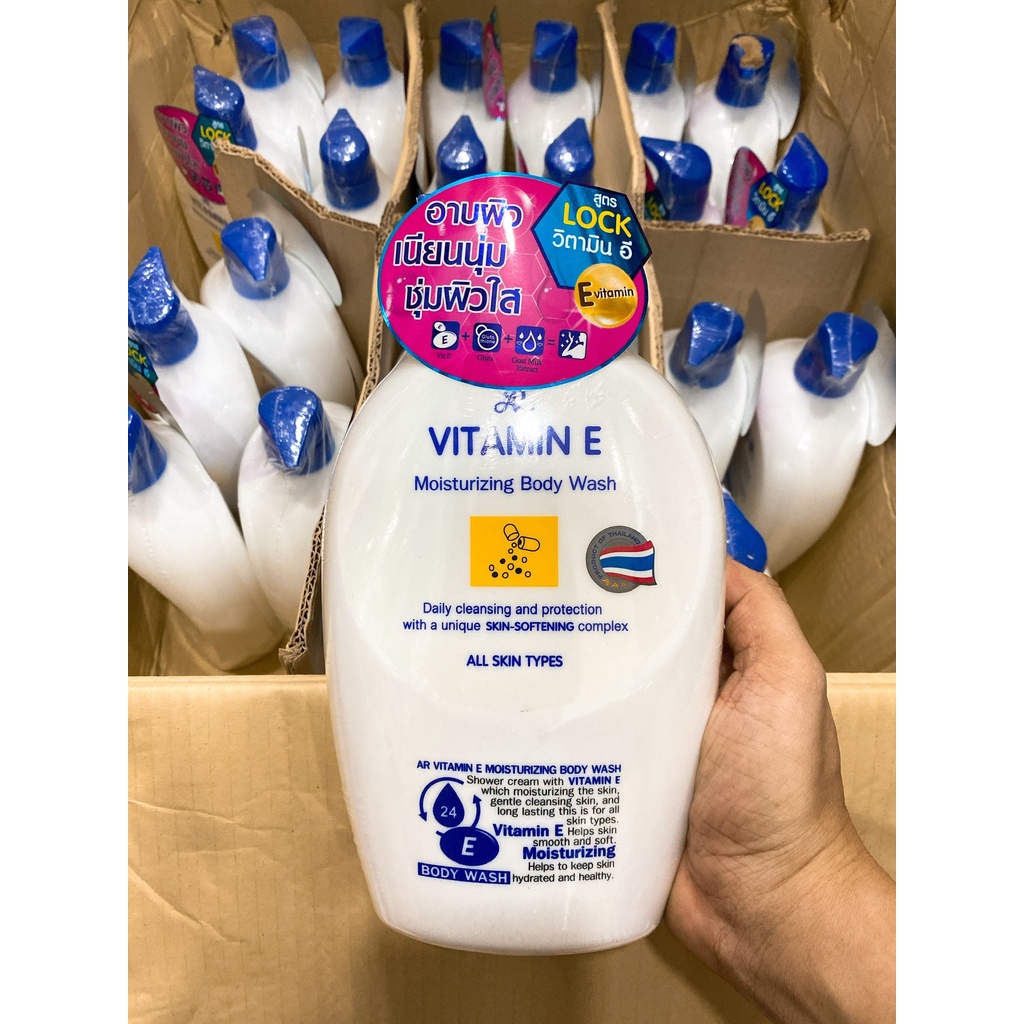 Sữa Tắm Dưỡng Ẩm AR VITAMIN E Moisturizing Body Wash THÁI LAN 800ml