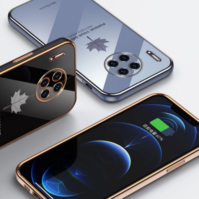 Ốp Điện Thoại Mềm Họa Tiết Lá Phong Cho Huawei Mate 40 Mate 30 Mate 20 Pro Mate 20X
