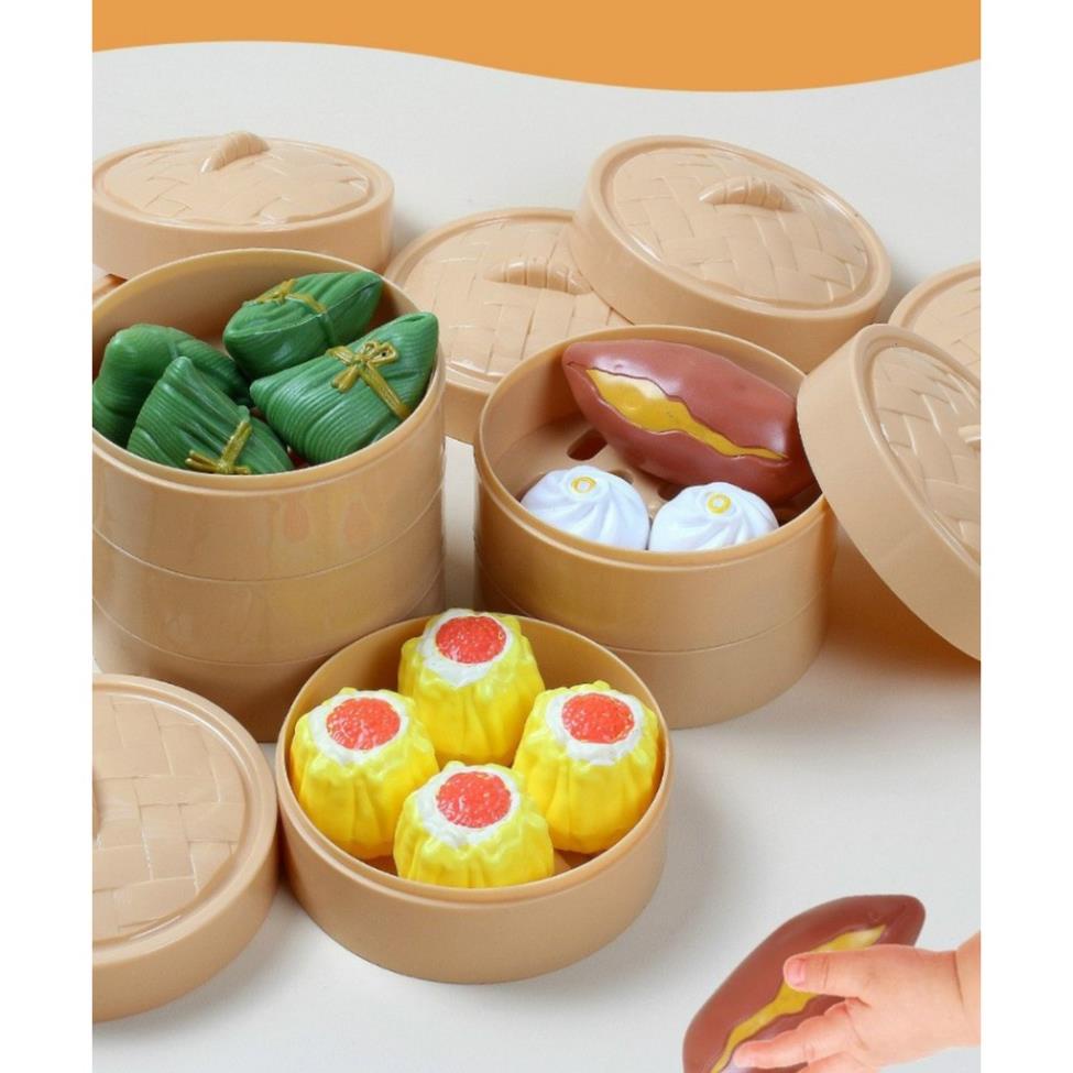 HMD0204 BỘ ĐỒ CHƠI NẤU ĂN 54 CHI TIẾT CHO BÉ YÊU - Ko Hộp