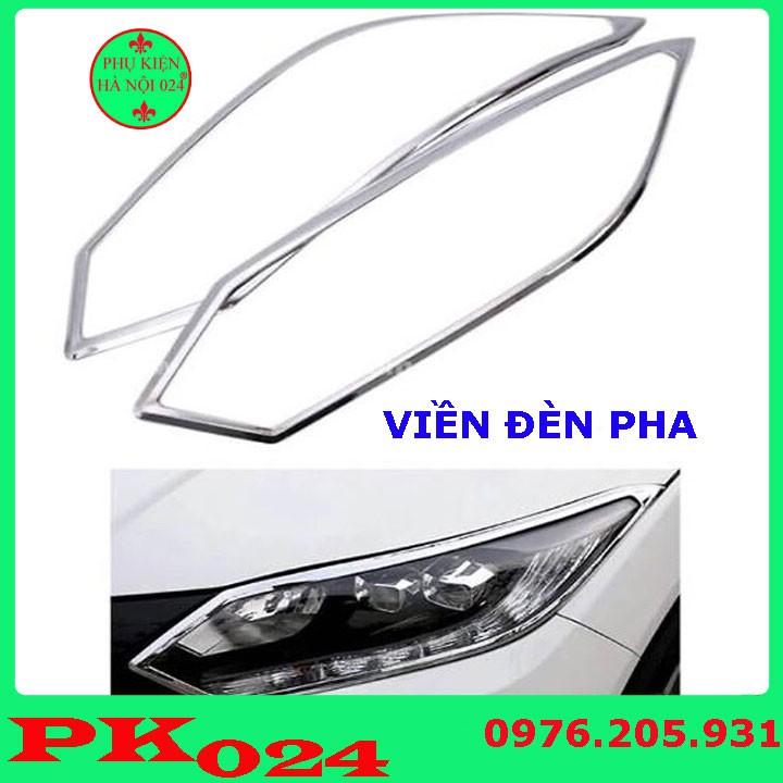 [Honda H-RV] Ốp Viền Đèn Pha, Hậu Mạ Crom Cho Xe - Honda H-RV