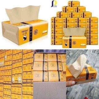 [CHÍNH HÃNG] Khăn giấy gấu Trúc cao cấp Sipao không hóa chất