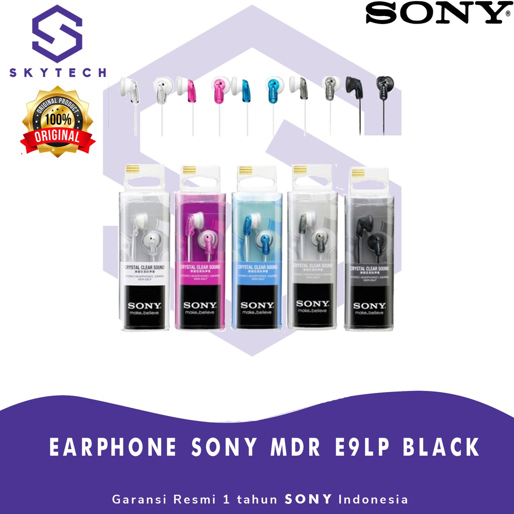 Tai Nghe Màu Đen Chính Hãng Sony Mdr E9lp