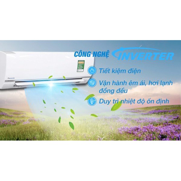 Máy lạnh 2 chiều Panasonic Inverter 1.5 HP CU/CS-YZ12WKH-8