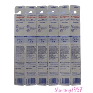 Bàn chải colgate mềm mảnh extra clean (1 cây)