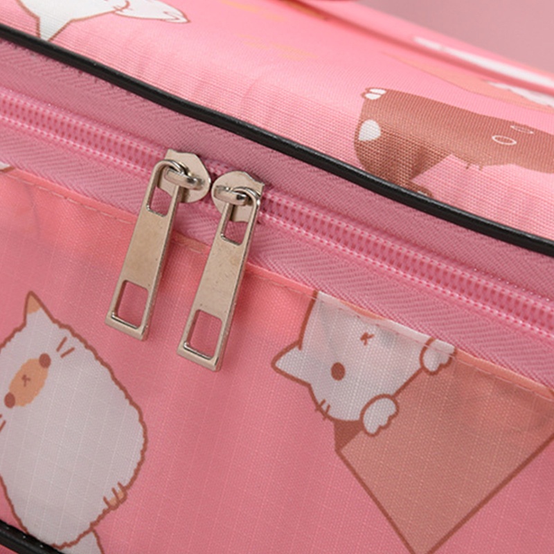 Túi Đựng Hộp Cơm Trưa Giữ Nhiệt Có Thể Tái Sử Dụng Với Tay Cầm Bằng Lá Nhôm Tiện Dụng