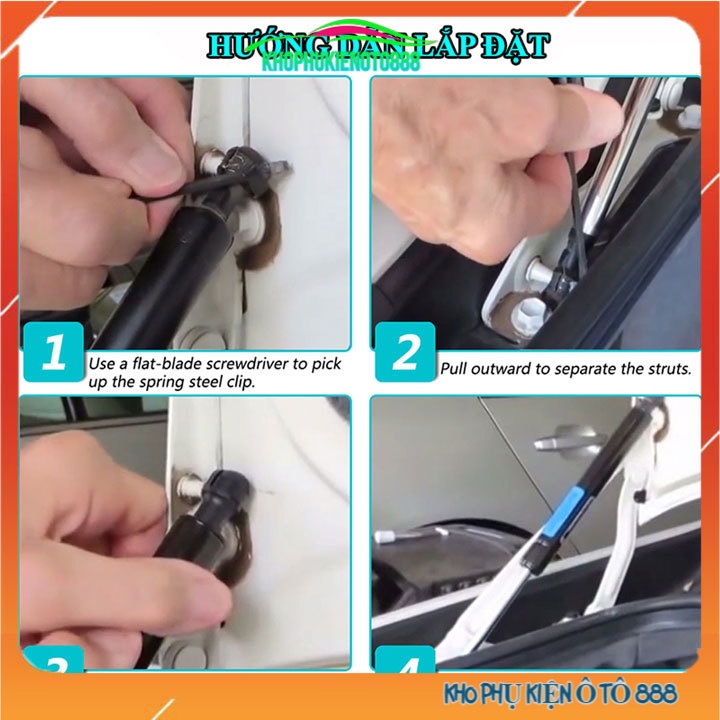 Ty cốp Lexus SC430 2002-2003-2004-2005-2006-2007-2008-2009-2010 thanh thủy lực hỗ trợ mở cốp tự động