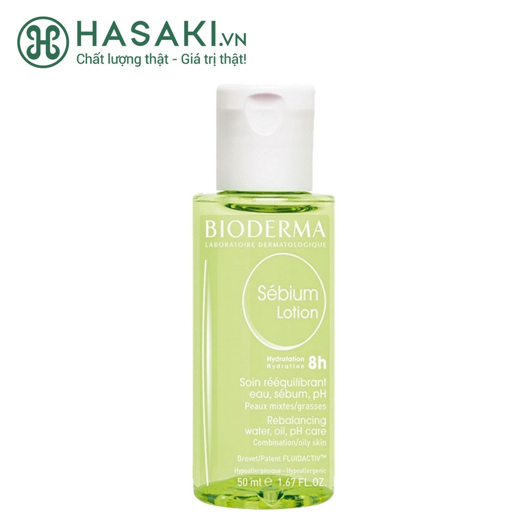 Nước Hoa Hồng Bioderma Dành Cho Da Dầu, Mụn Sebium Lotion 50ml