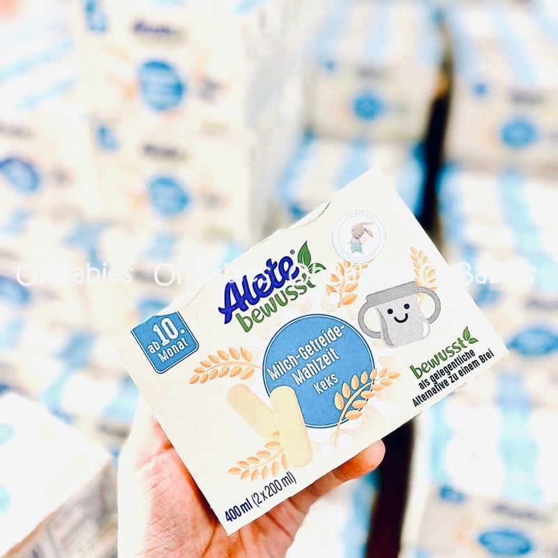 Sữa nước Alete Đức - cho bé từ 10m+ tăng cân 200ml - Hàng air date mới nhất