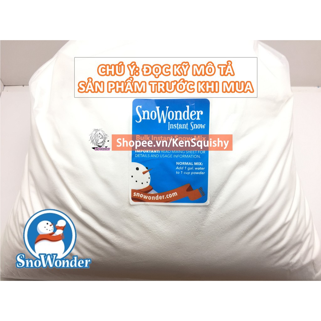 Tuyết Nhân Tạo Snowonder 15Gram Hàng Nhập Khẩu Mỹ Chính Hãng Nguyên Liệu Làm Slime Mây phukienshop