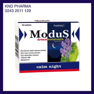 [CHÍNH HÃNG] MODUS DREAM MELATONIN _ GIẤC NGỦ THÊM TRỌN VẸN (Châu Âu)