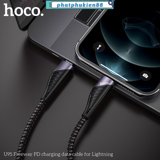 Cáp sạc iphone sạc nhanh chuẩn PD 20W chính hãng hoco U95