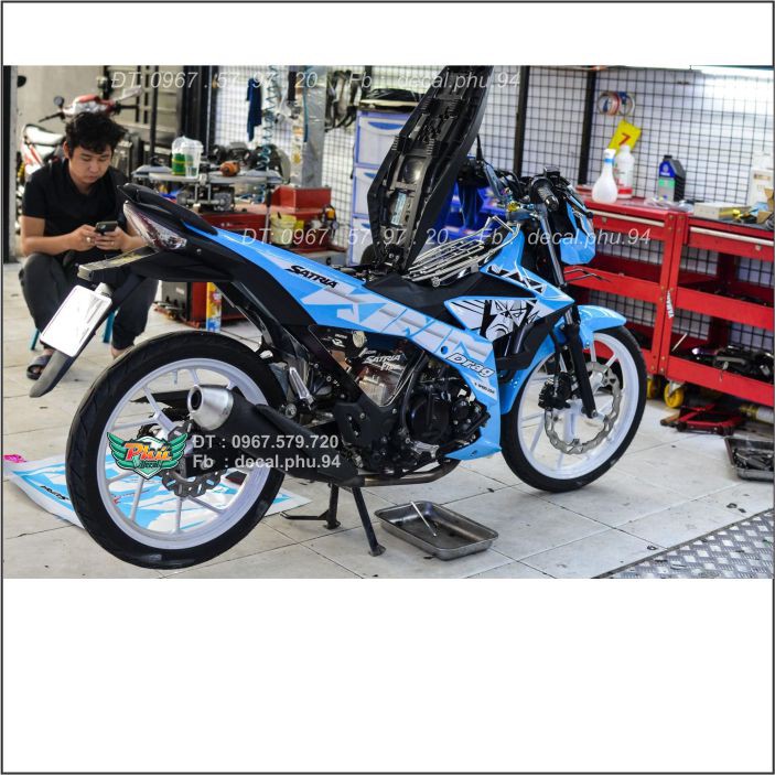 Tem Rời Satrai Xanh trắng Kingdrang (C)