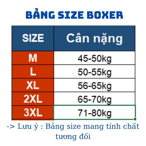 Quần lót BOXER nam vải thun lụa Icy tự nhiên 100% thoáng khí,co giãn cao cấp