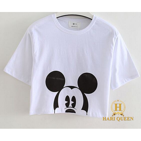 Áo croptop Mickey in vạt HARI0320