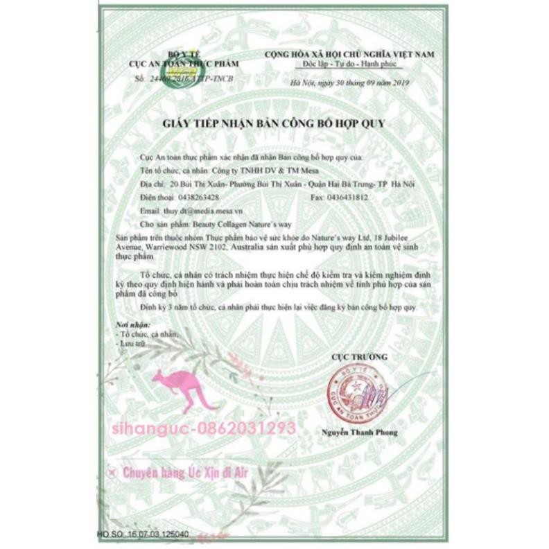 Viên uống collagen Nature’s Way Rosehip Collagen 60 viên | Thế Giới Skin Care